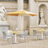 _0005_Terrazza-Parasol-Hexagon-off-white-and-ochre_Deville-Chair-silver-grey_Ceramic-Table-bright-yellow_Italian-Dessert.jpg