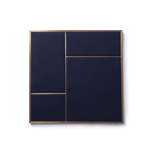 PLEASE WAIT to be SEATED - Nouveau Pin | Navy blue/messing
