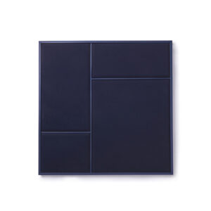 PLEASE WAIT to be SEATED - Nouveau Pin | Navy blue/blue steel