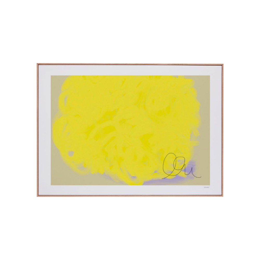 Abstracta x Wall of Art – Limoncello af Lisa Wirenfelt
