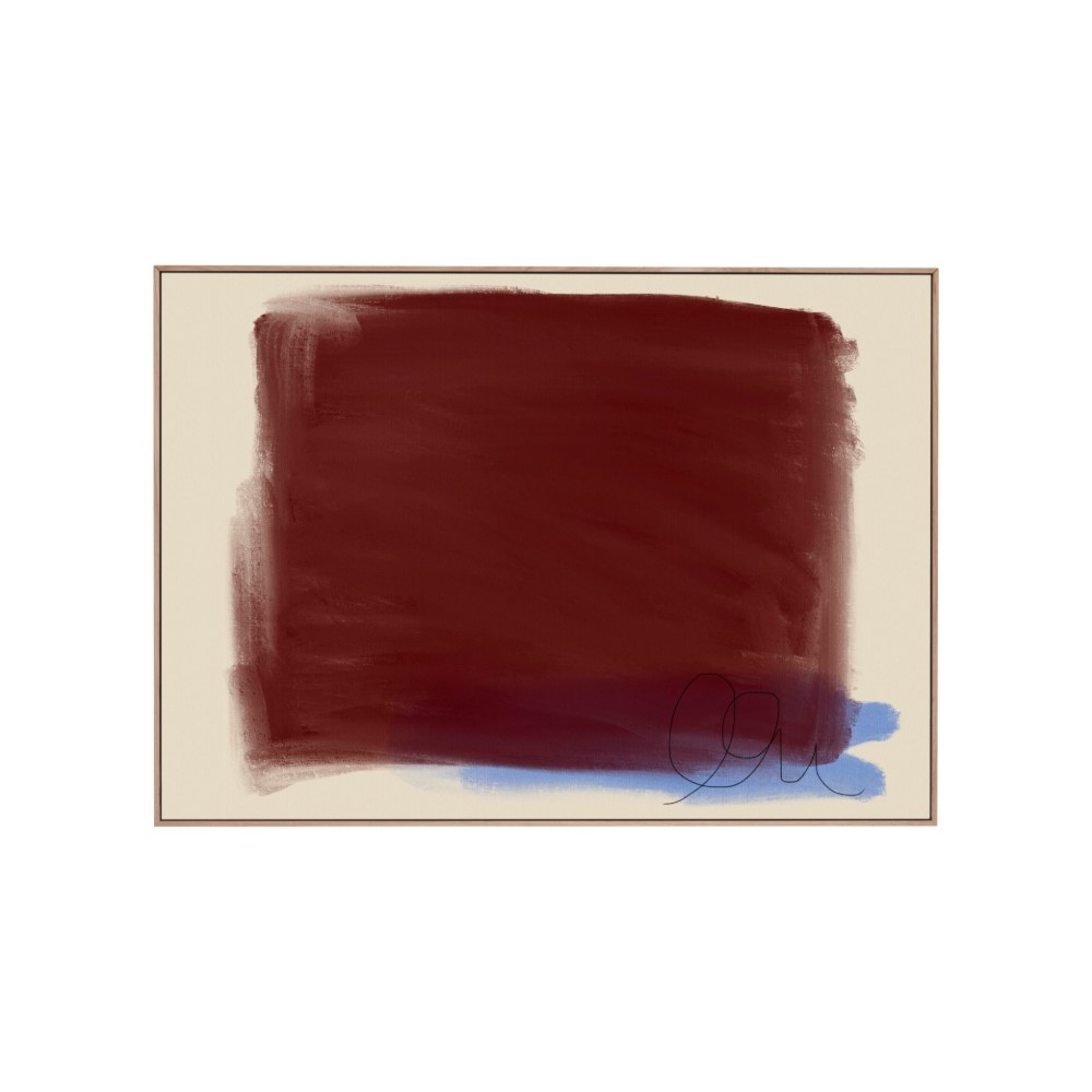Abstracta x Wall of Art – Red Wine af Lisa Wirenfelt