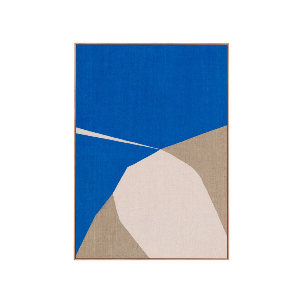 Abstracta x Wall of Art – Nexus Blue af Lena Wigers