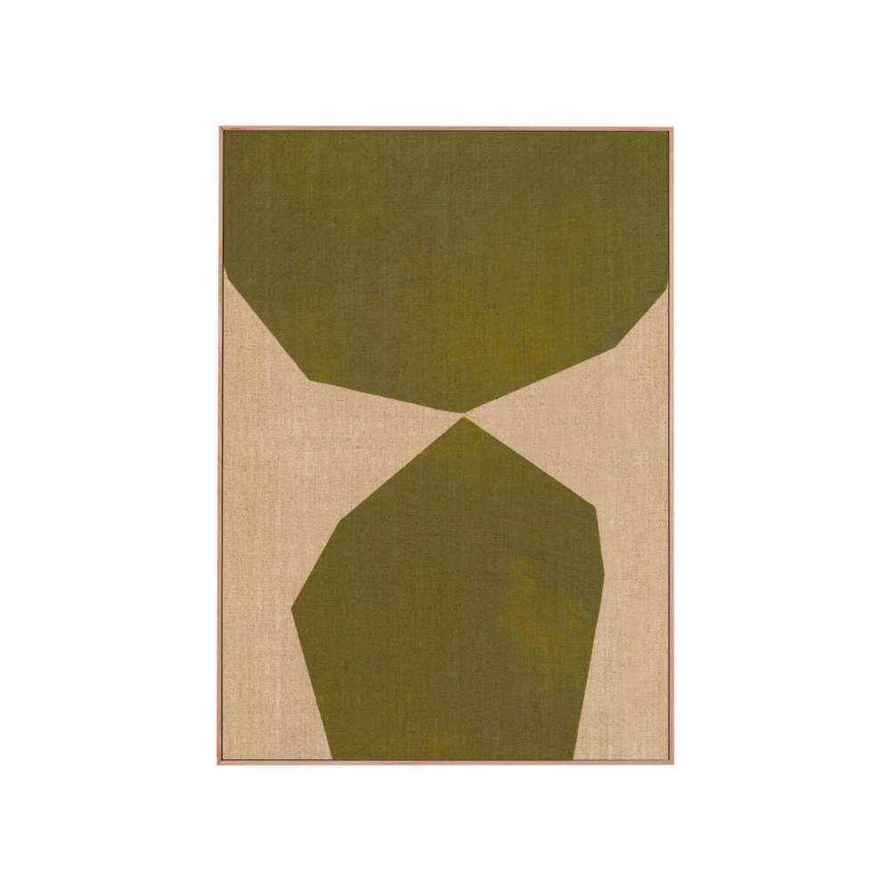 Abstracta x Wall of Art – Nexus Green af Lena Wigers