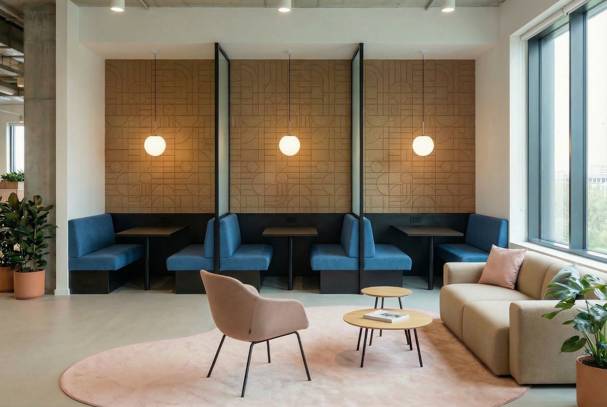 BuzziPlate Bau i Ochre i lounge