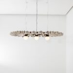 BuzziPleat Edel Long i OffWhite med LED Trio Globe