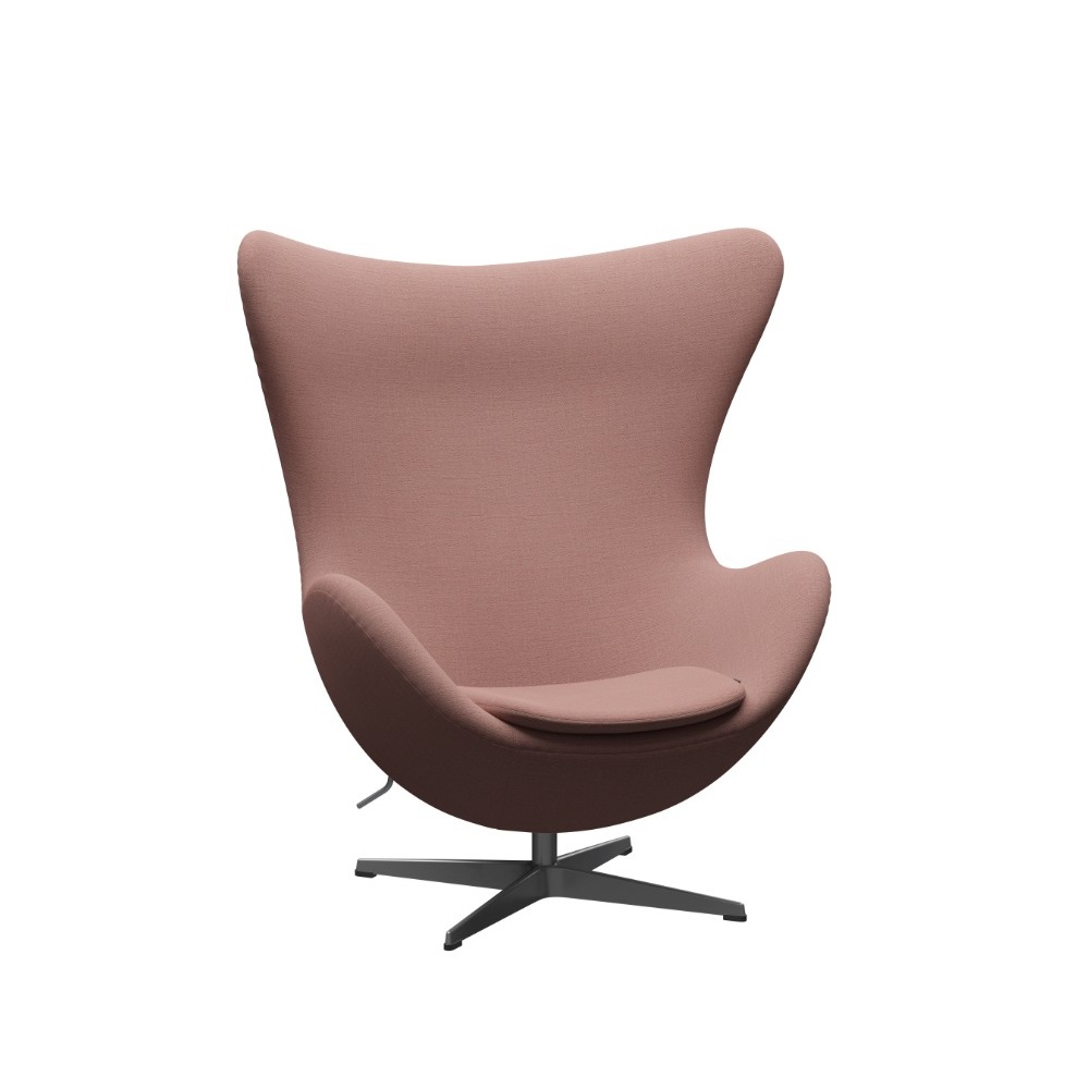 Ægget™ loungestol med Silver Grey stel Fritz Hansen Ægget™ loungestol med Silver Grey stel