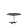 Fritz Hansen Circular bord A825 Ø120 cm i Grey Bromo Fenix-laminat med sort stel