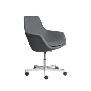 Fritz Hansen Lille Giraf™ 3211 på hjul med satinbørstet aluminiumsstel