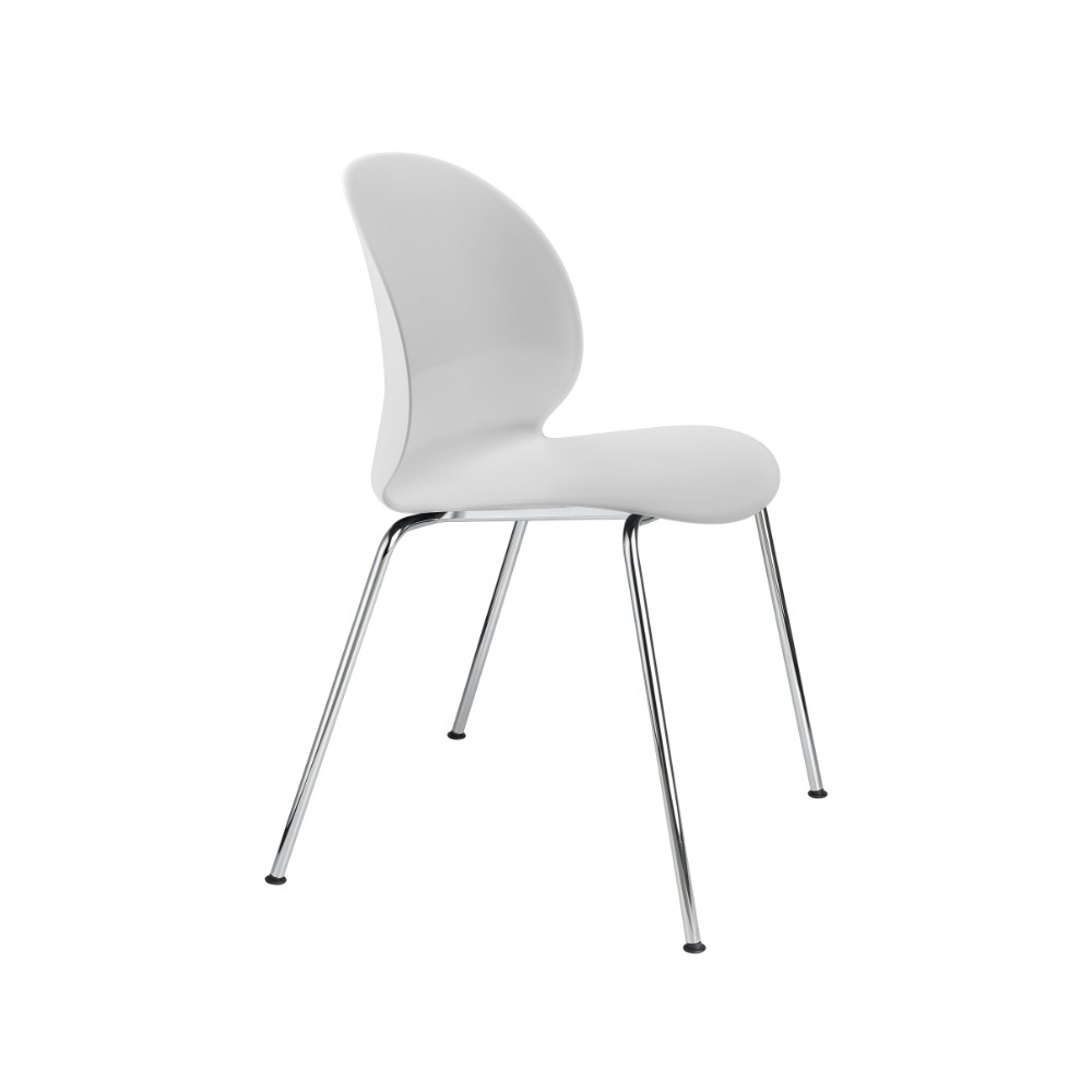 N02™ Recycle N02-10 i off-white med stel i forkromet stål