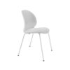 N02™ Recycle N02-10 i off-white med stel i pulverlakeret stål i samme farve