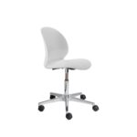 N02™ Recycle N02-30 i off-white med stel i poleret aluminium