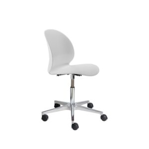 N02™ Recycle N02-30 i off-white med stel i poleret aluminium