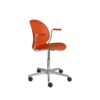 N02™ Recycle N02-31 i mørk orange med stel i poleret aluminium N02™ Recycle N02-31 i mørk orange med stel i poleret aluminium