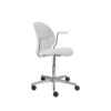 N02™ Recycle N02-31 i off-white med stel i poleret aluminium N02™ Recycle N02-31 i off-white med stel i poleret aluminium