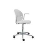 N02™ Recycle N02-31 i off-white med stel i poleret aluminium