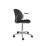N02™ Recycle N02-31 i sort med stel i poleret aluminium