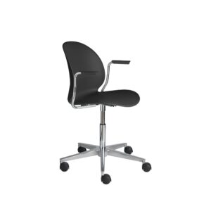 N02™ Recycle N02-31 i sort med stel i poleret aluminium