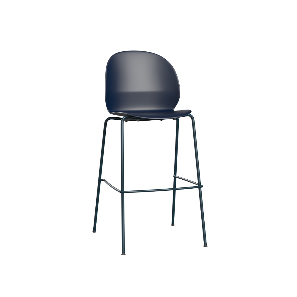 N02™ Recycle N02-50 i mørkeblå med stel i pulverlakeret stål i samme farve N02™ Recycle N02-50 i mørkeblå med stel i pulverlakeret stål i samme farve