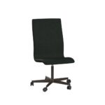 Fritz Hansen Oxford™ 3173W stol med stel i Brown Bronze