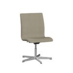 Fritz Hansen Oxford™ 3191T stol med stel i børstet aluminium