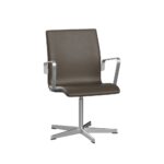 Fritz Hansen Oxford™ 3271T stol med stel i børstet aluminium