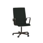 Fritz Hansen Oxford™ 3273W stol med stel i Brown Bronze