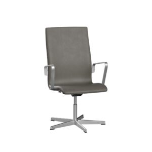 Fritz Hansen Oxford™ 3293T stol med stel i børstet aluminium