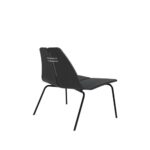 Fritz Hansen PK23™ forsidepolstret i sortfarvet ask med sort stel