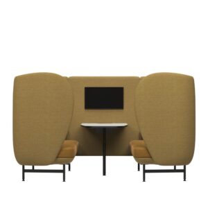 Fritz Hansen Plenum™ Cabin JH1004 med bord JH72 og skærmbeslag
