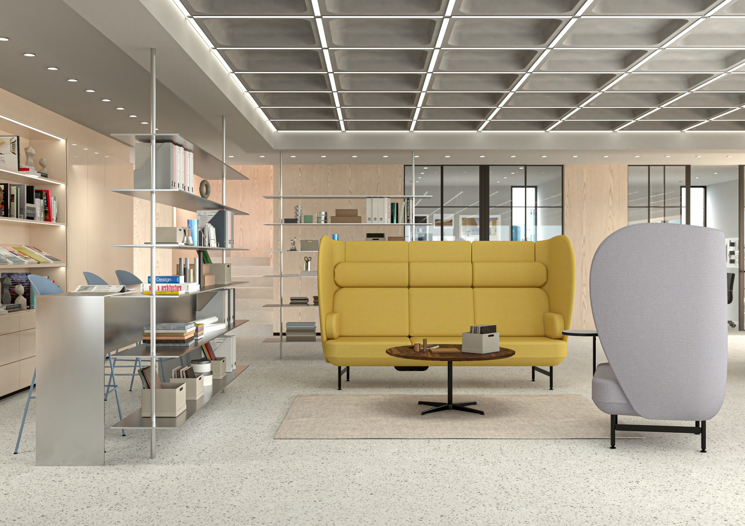 Plenum™ sofaer i kreativt kontormiljø Fritz Hansen Plenum™ sofaer i kreativt kontormiljø