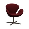 Fritz Hansen Svanen™ loungestol med Brown Bronze stel