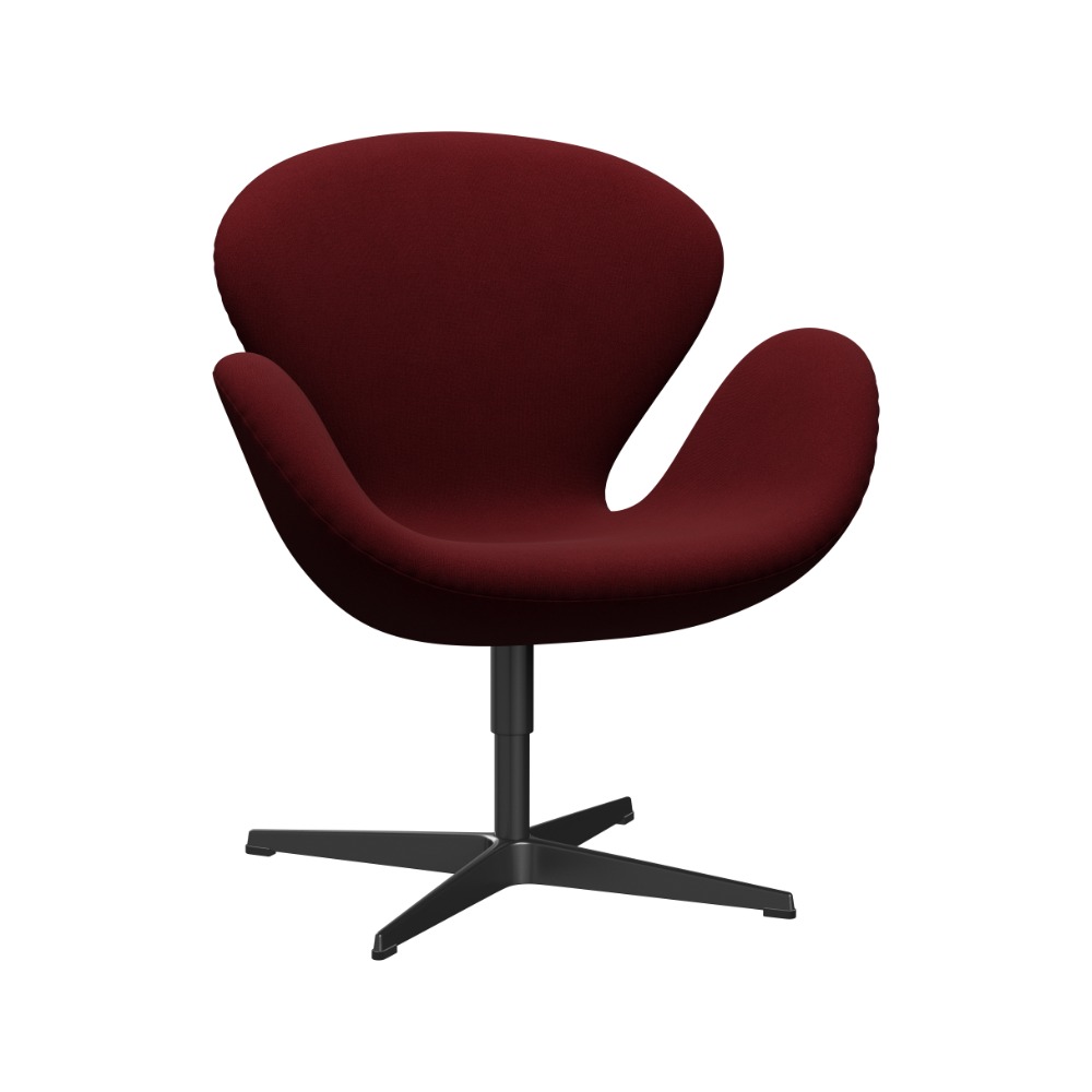 Fritz Hansen Svanen™ loungestol med sort stel