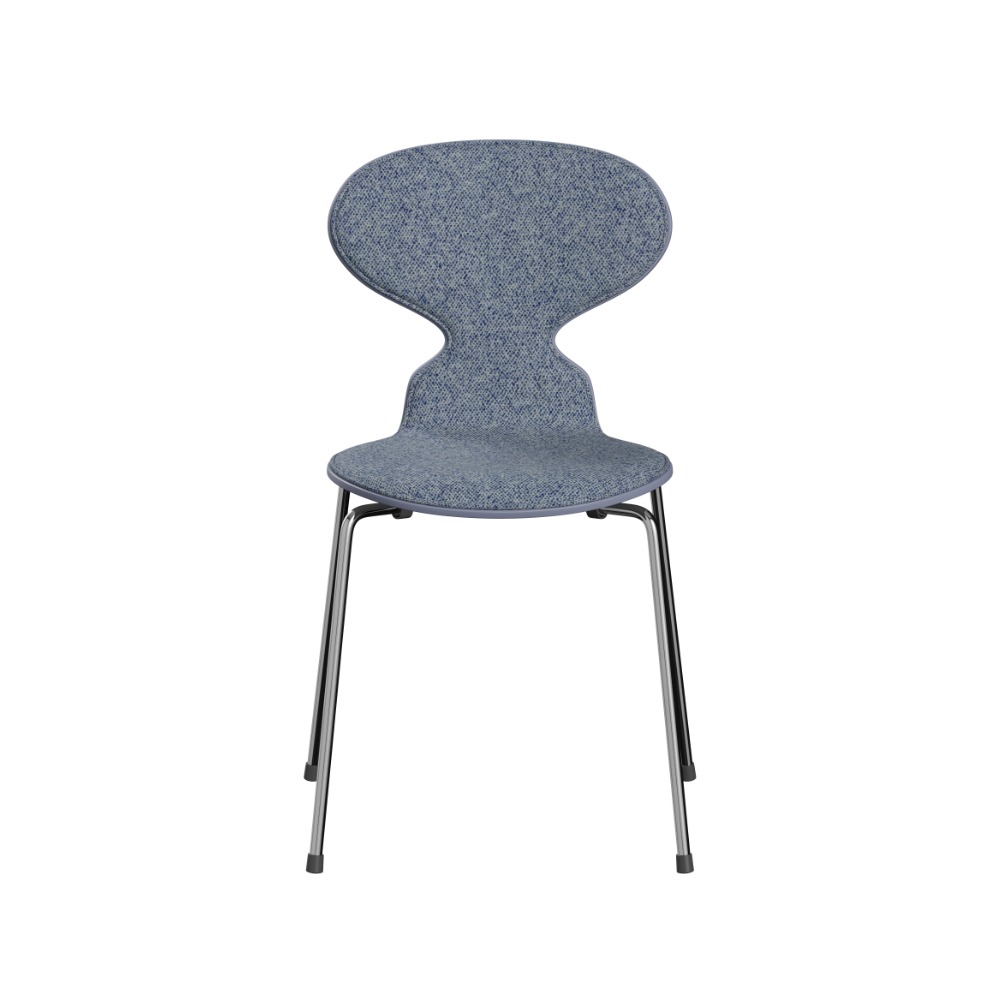 Myren™ Stol forsidepolstret, farvet ask Lavender Blue, forkromet stel