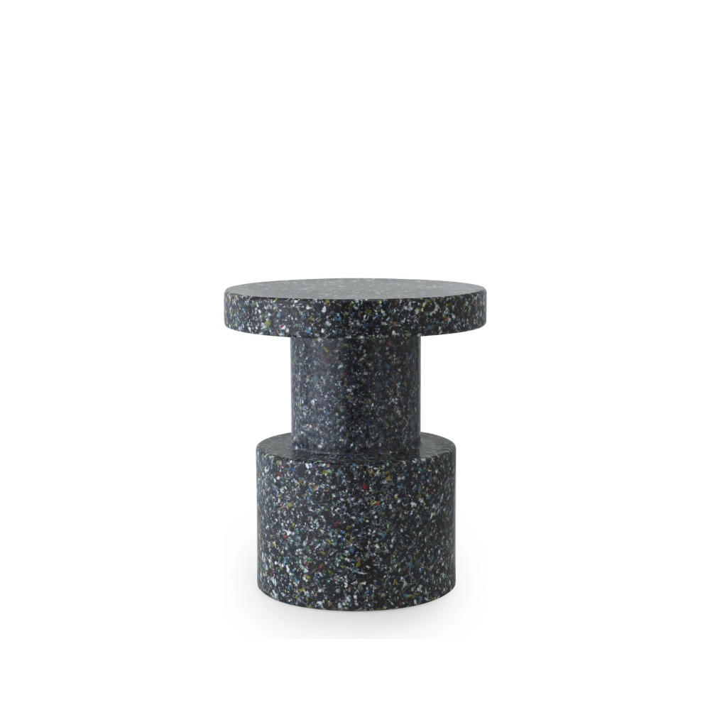 normann-bit-skammel-sort-meleret