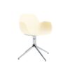 normann-form-armstol-drejefod-alu-creme