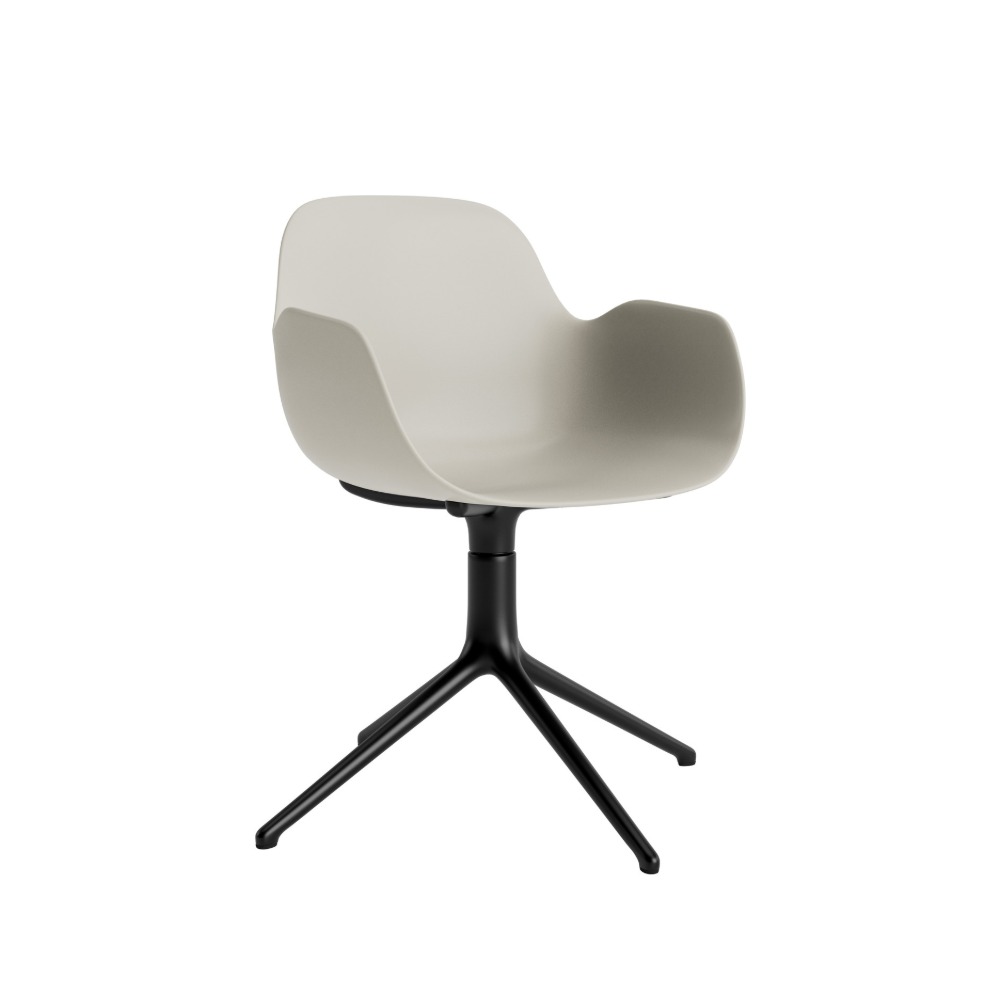 normann-form-armstol-drejefod-sortalu-lysegraa