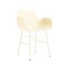 normann-form-armstol-staal-creme