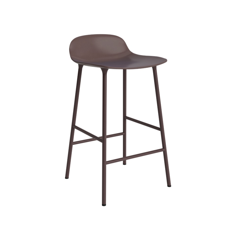 normann-form-barstol-65-staal-brun