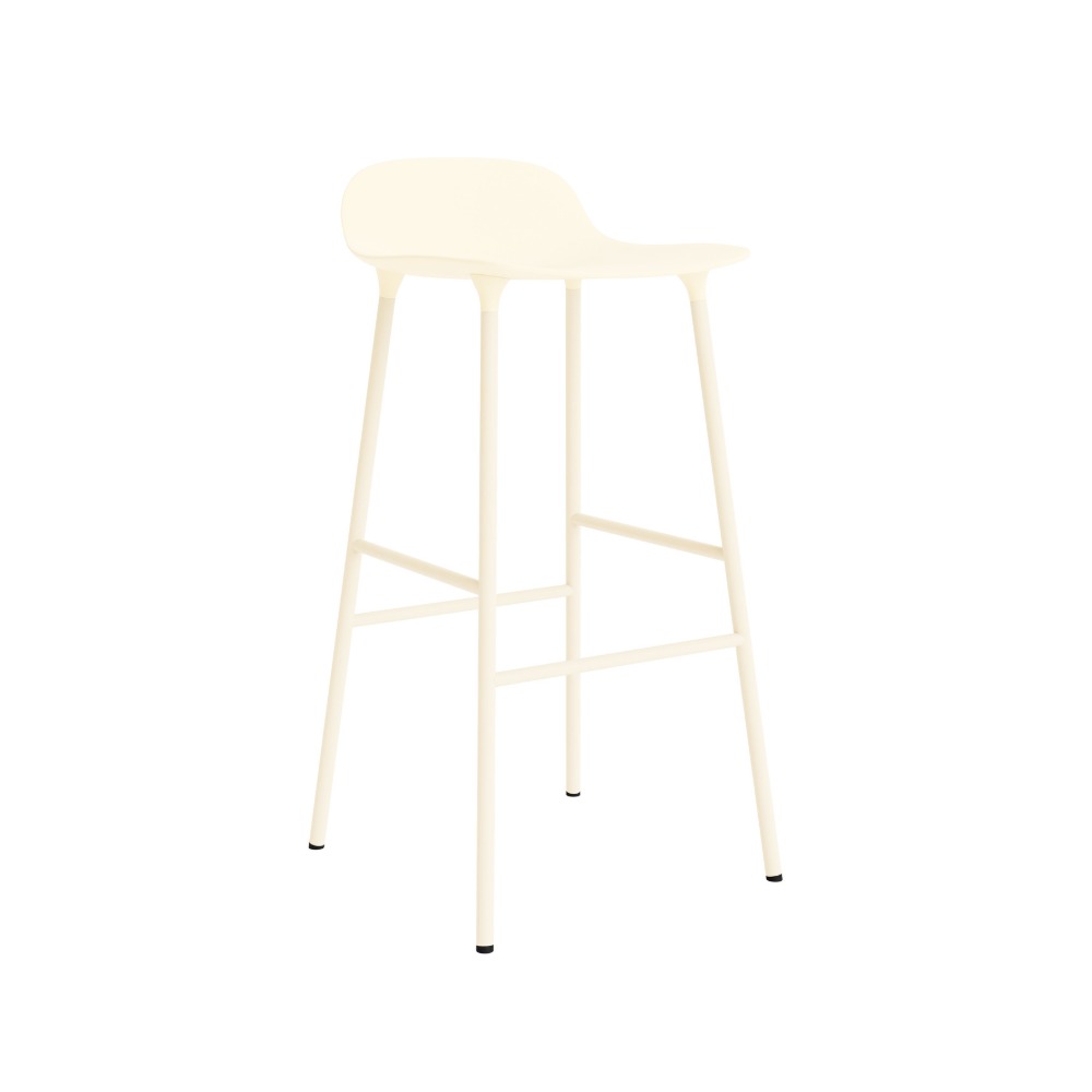 normann-form-barstol-75-staal-creme