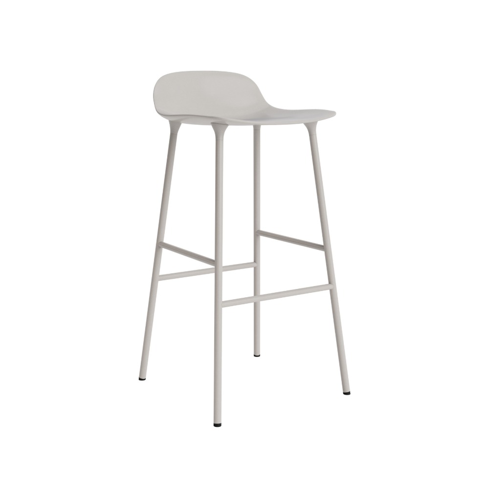 normann-form-barstol-75-staal-varmgraa