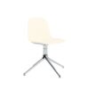 normann-form-drejestol-alu-creme