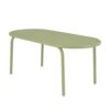 Tom Dixon Groove Obround Table Moss Tom Dixon Groove Obround Table Moss