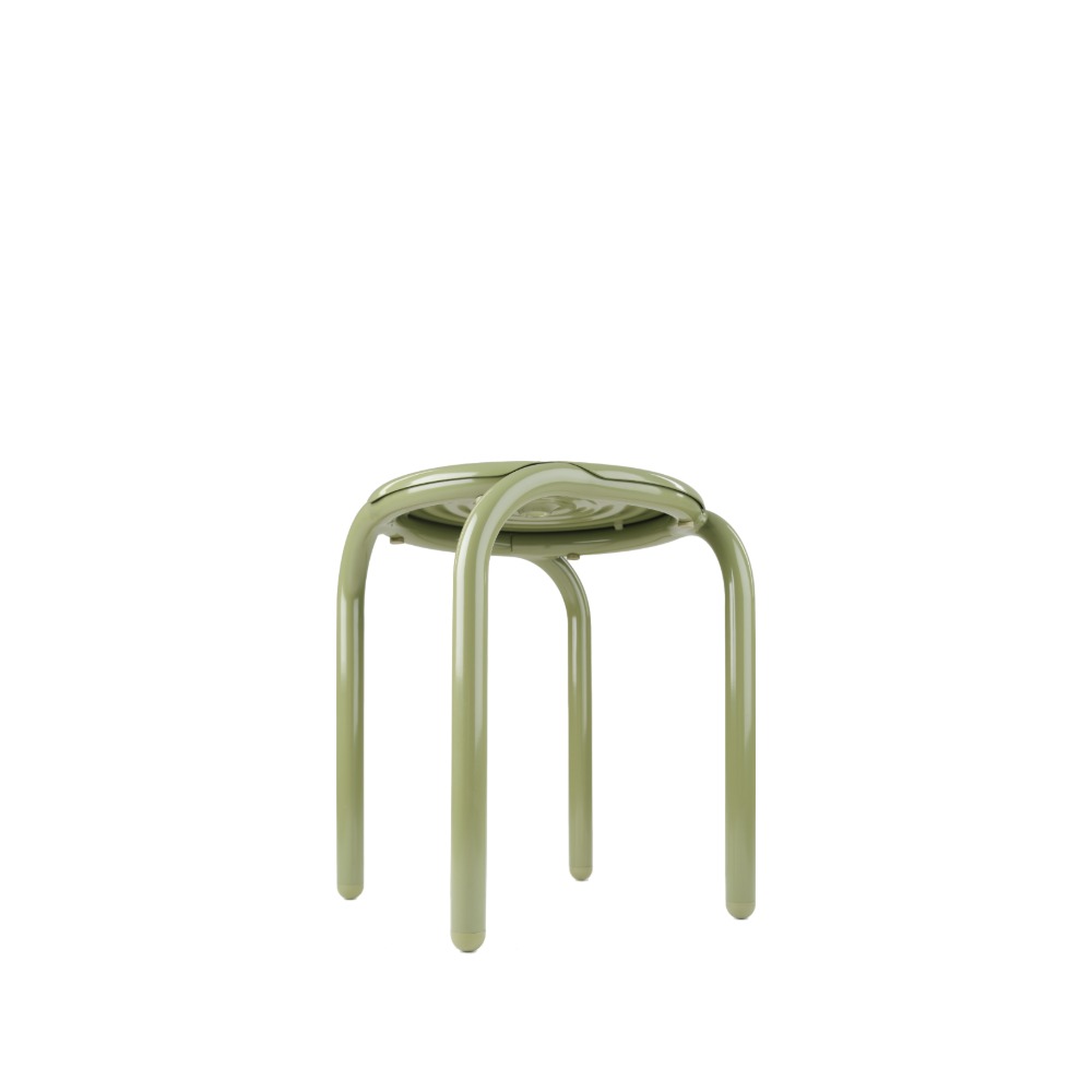 Tom Dixon Groove Stool Moss Tom Dixon Groove Stool Moss