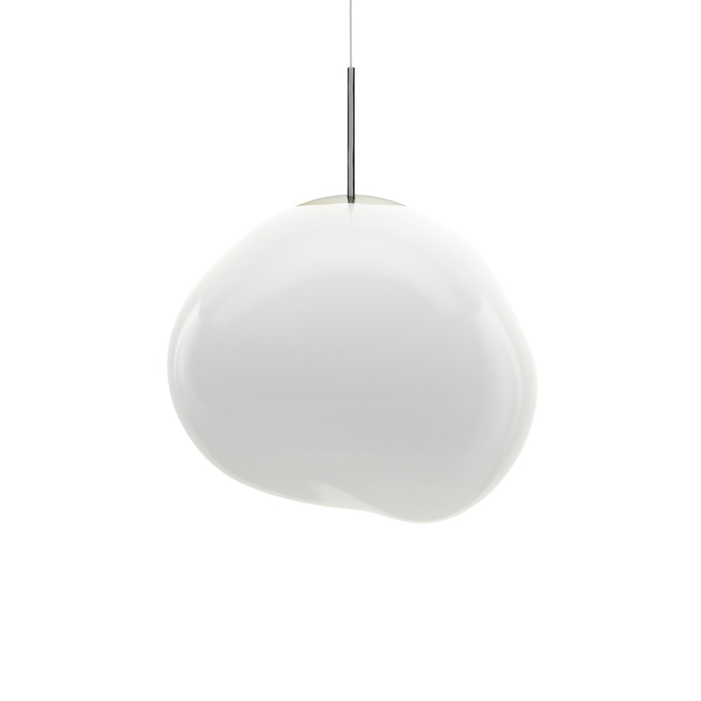 Tom Dixon Melt Pendel Stor Opal/Silver Tom Dixon Melt Pendel Stor Opal/Silver