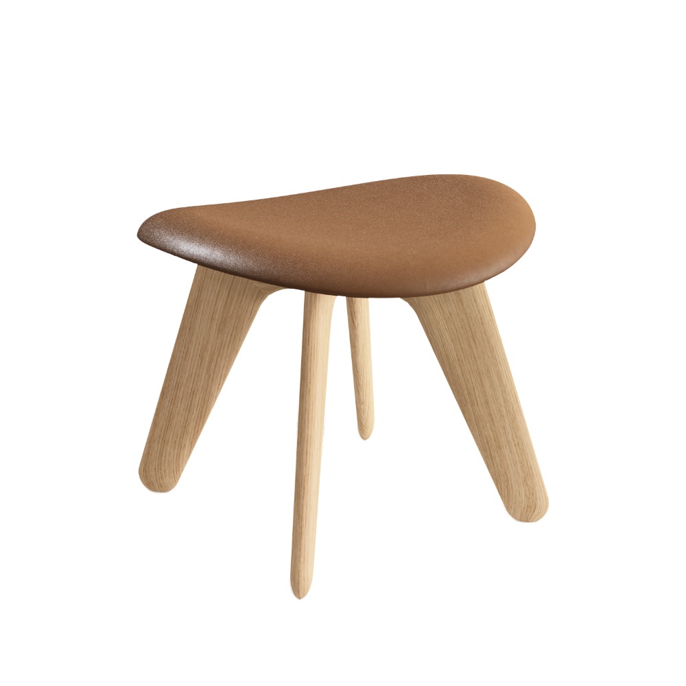 Tom Dixon Slab Ottoman Læder Cognac Tom Dixon Slab Ottoman Læder Cognac