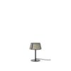 Lilly Bordlampe Ø22 cm i sort metal med beige stofskærm – Tooy Lilly Bordlampe Ø22 cm i sort metal med beige stofskærm – Tooy