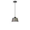 Lilly Pendel Ø22 cm i sort metal med beige stofskærm – Tooy Lilly Pendel Ø22 cm i sort metal med beige stofskærm – Tooy