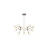 Nabila Lysekrone 12 lys i satineret titanium med champagnefarvet glas – Tooy Nabila Lysekrone 12 lys i satineret titanium med champagnefarvet glas – Tooy
