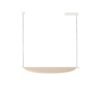 Thula Pendel 104 cm i beige med skærm i beige læder – Tooy Thula Pendel 104 cm i beige med skærm i beige læder – Tooy
