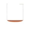 Thula Pendel 104 cm i beige med skærm i Canaletto-valnød – Tooy Thula Pendel 104 cm i beige med skærm i Canaletto-valnød – Tooy